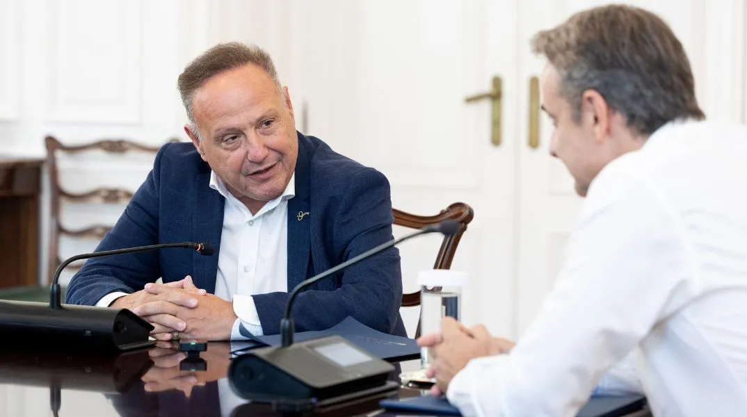 Συνάντηση Μητσοτάκη - Αγγελούδη στο Μαξίμου για την ανάπλαση της ΔΕΘ - Νέος εκθεσιακός χώρος και μητροπολιτικό πάρκο πρασίνου έως το 2030