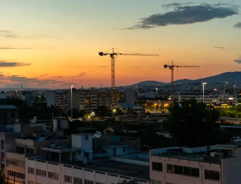 Η νύχτα και η πόλη © Λάζαρος Γραικός